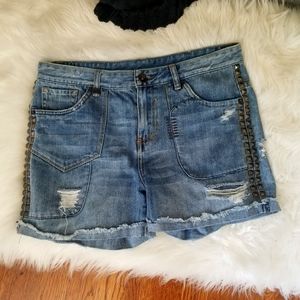 Armani Exchange Studded detail shorts size 8